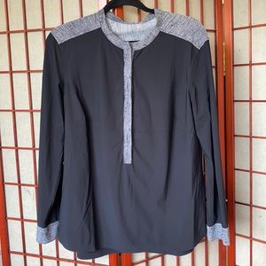 lululemon long sleeve 1/2 button up